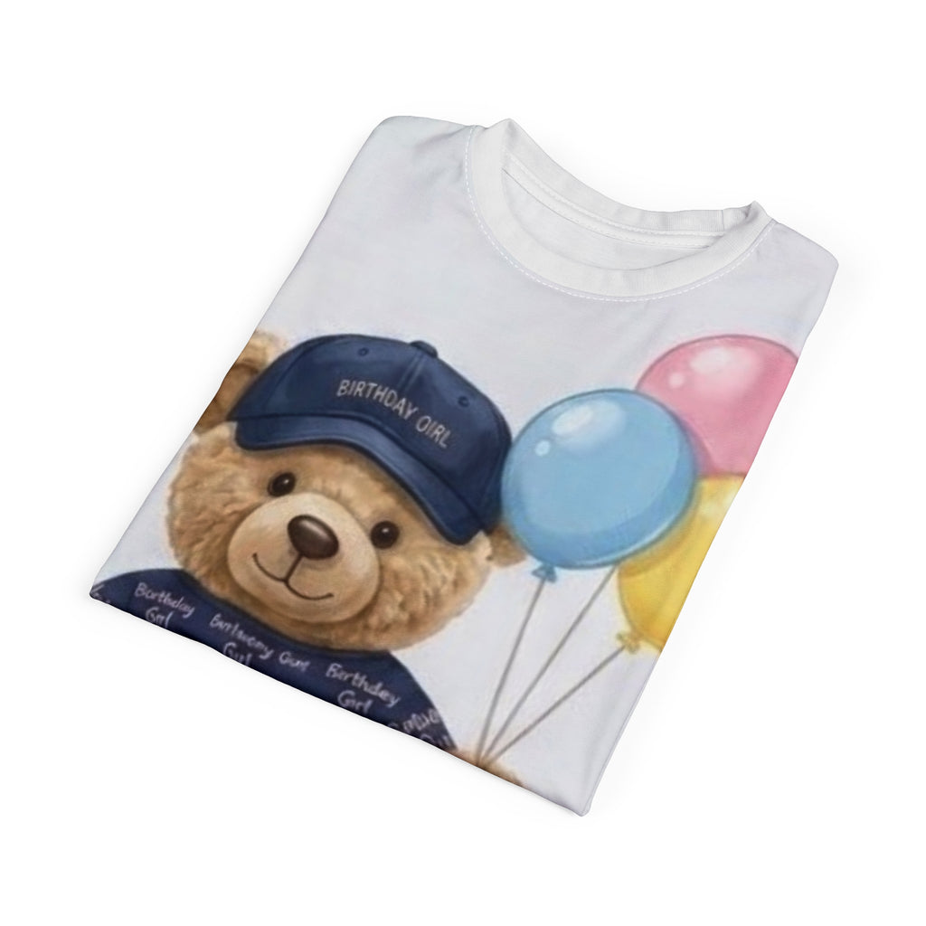 Birthday Teddy Bear All-Over Print Tee