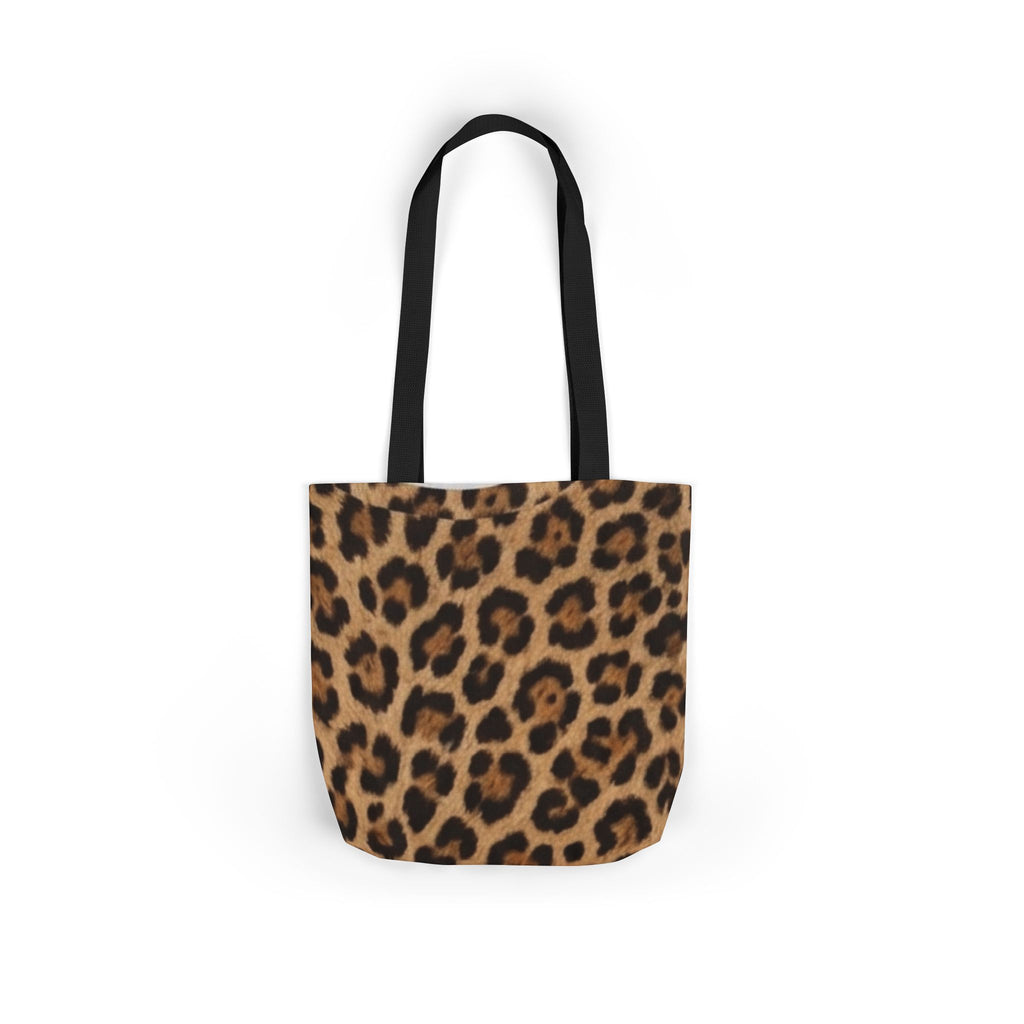 Leopard Print Canvas Tote Bag — Stylish Animal-Print Shopper