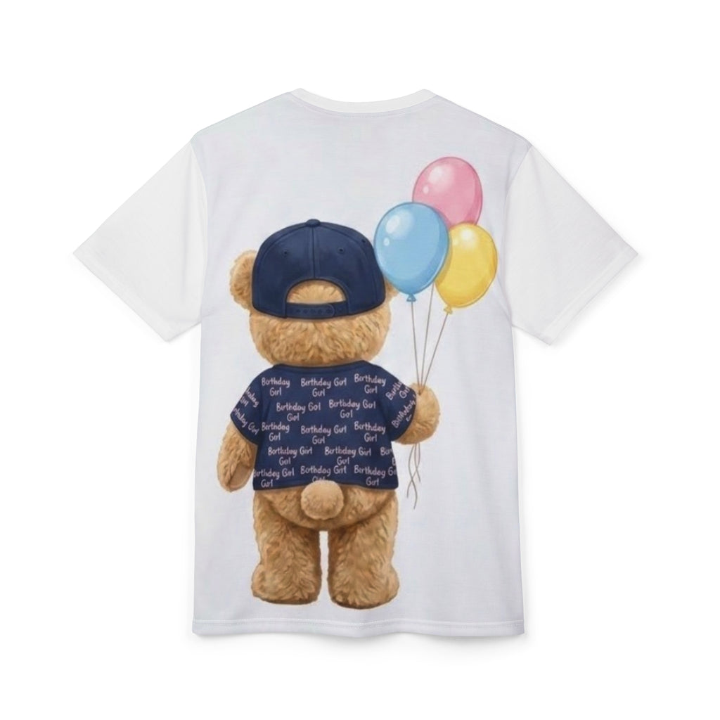 Birthday Teddy Bear All-Over Print Tee