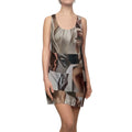 Racerback Dress — Vintage Pinup Collage All-Over Print