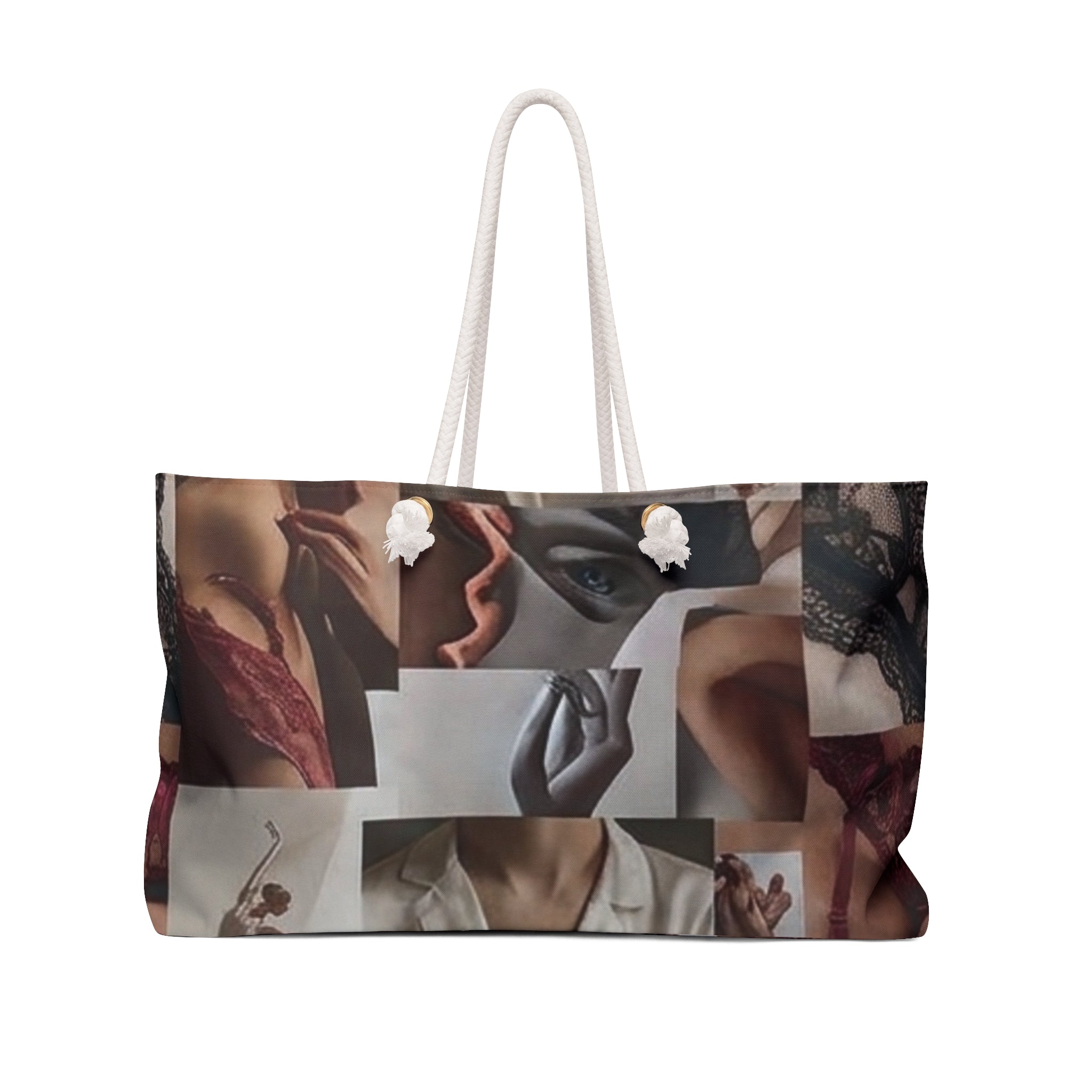 Collage Portrait Weekender Bag