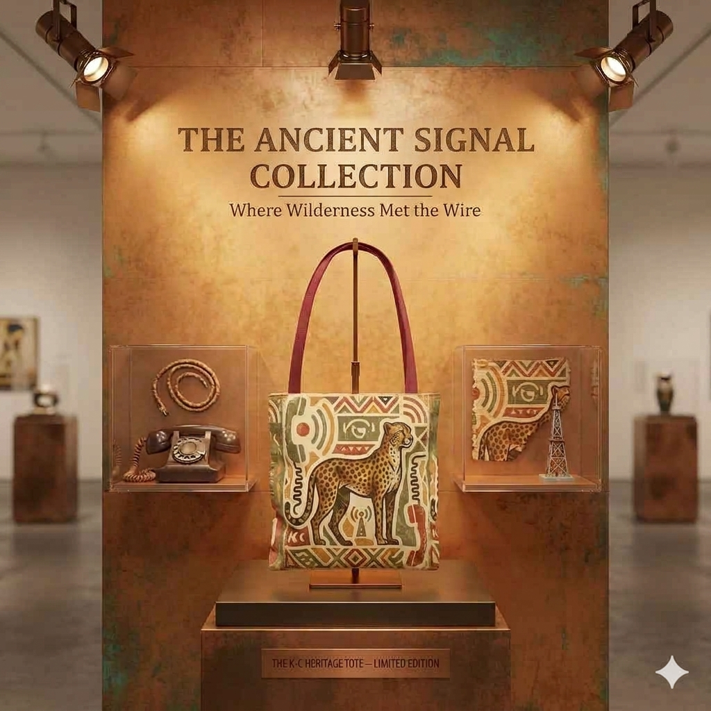 Cheetah Tribal Print Tote Bag — Vintage African-Inspired Print All-Over Tote Printify