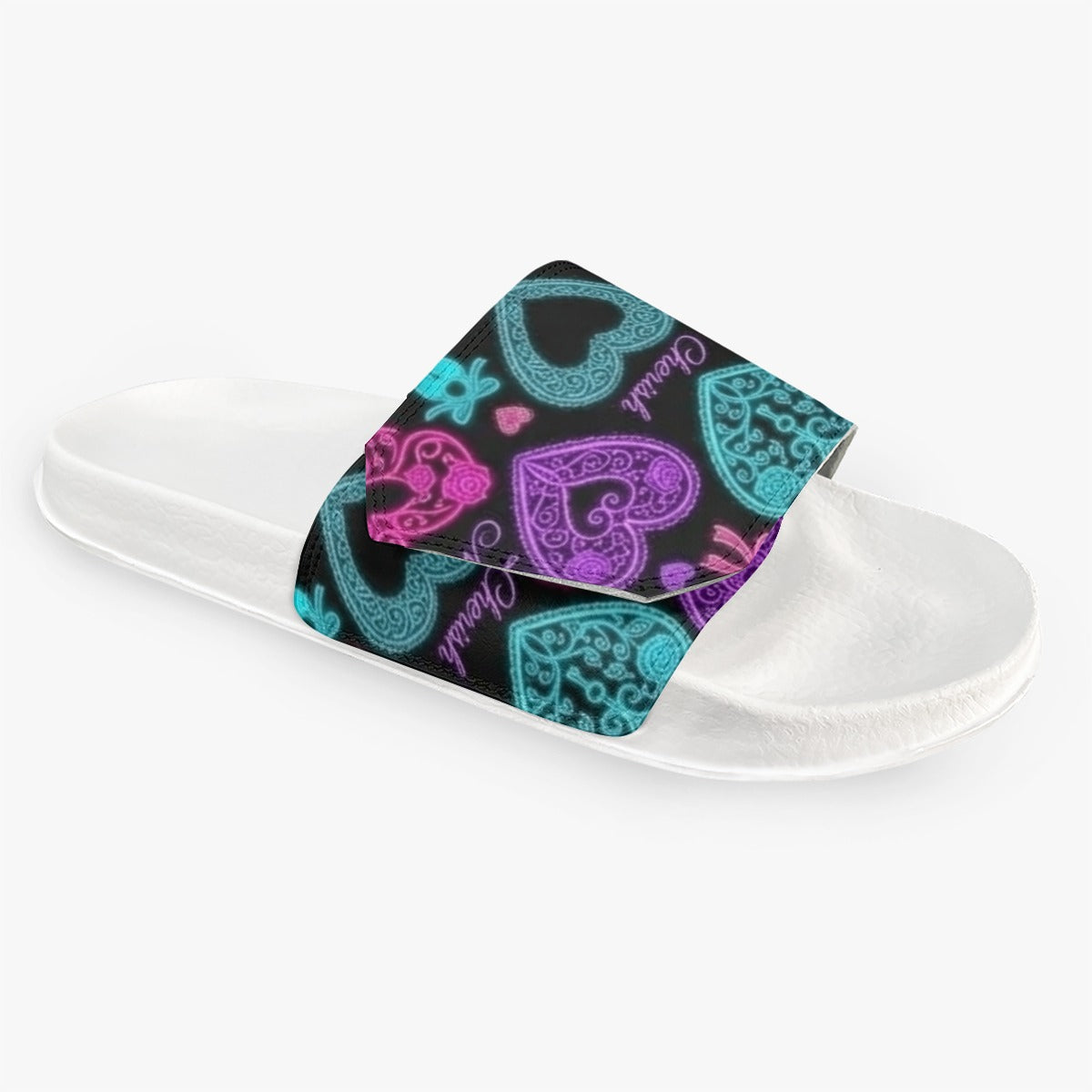 Cherish-and-Love More-Heart/B Women's Velcro Slippers