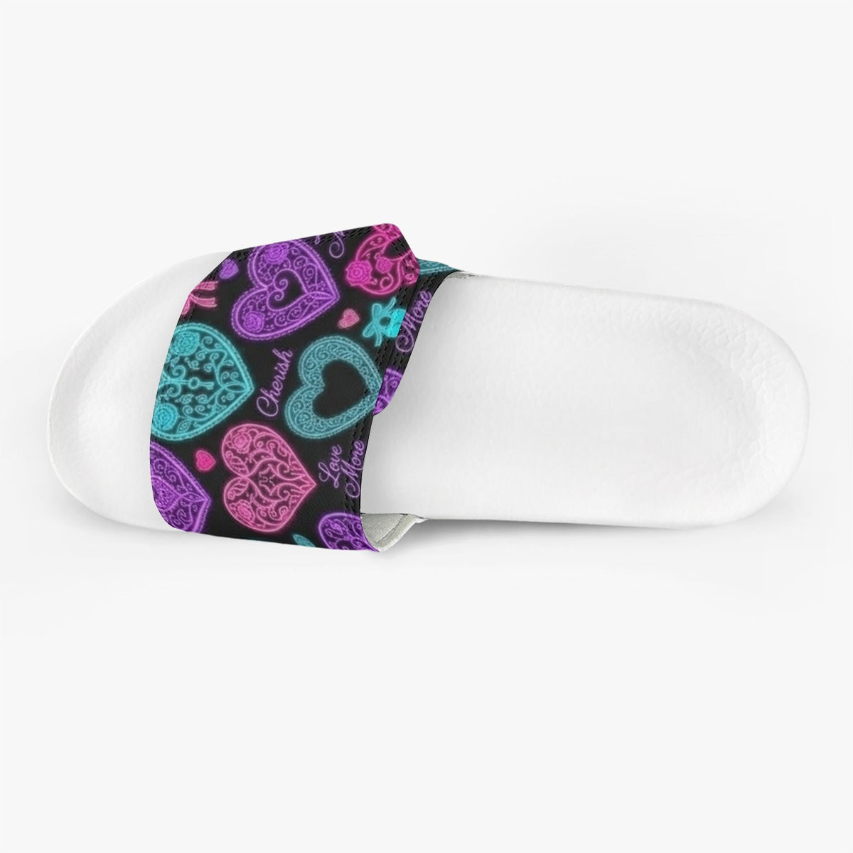 Cherish-and-Love More-Heart/B Women's Velcro Slippers
