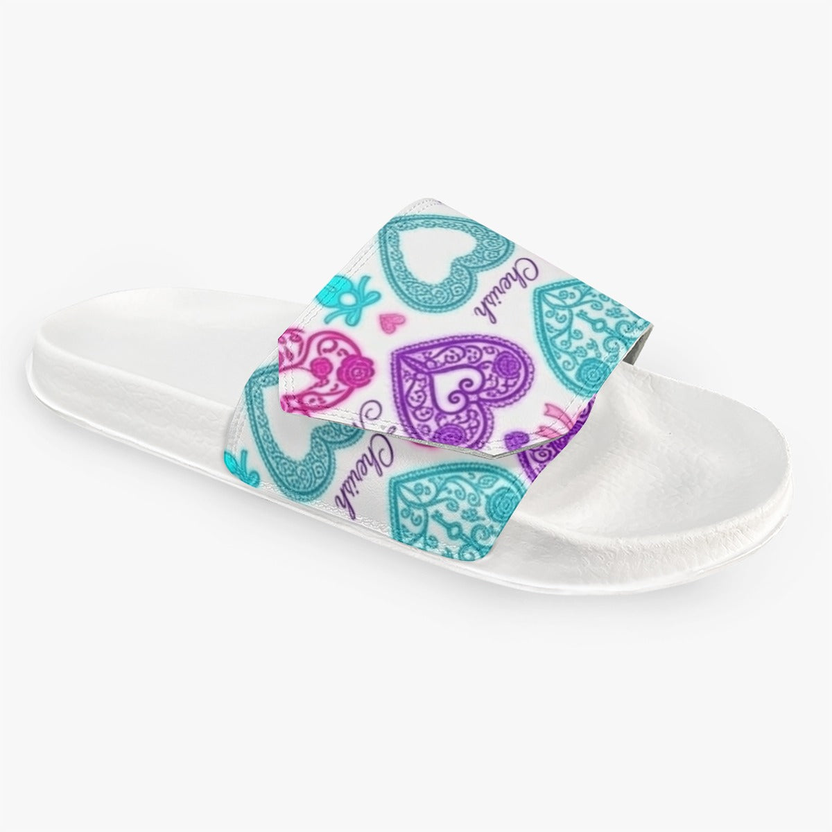 Cherish-and-Love More-Heart/W Women's Velcro Slippers