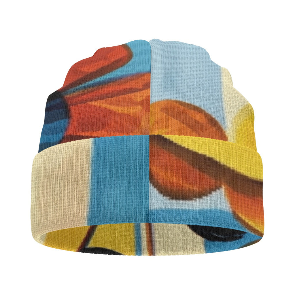 Floral Vintage All-Over Print Knitted Hat