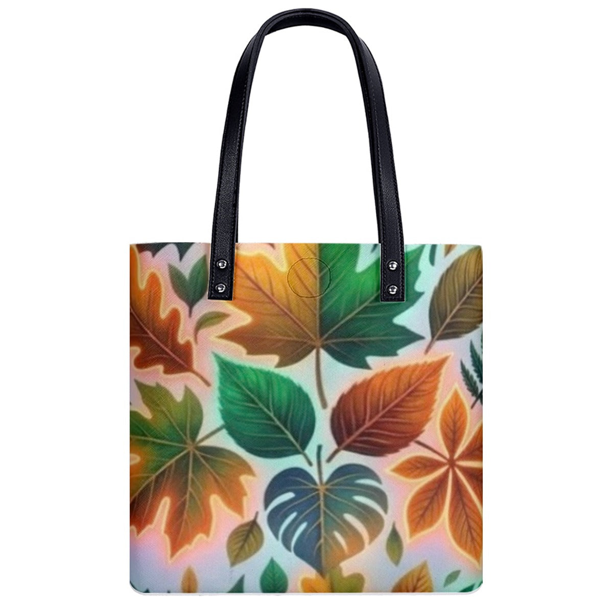 Multi-Color leaf design PU Shoulder Bag