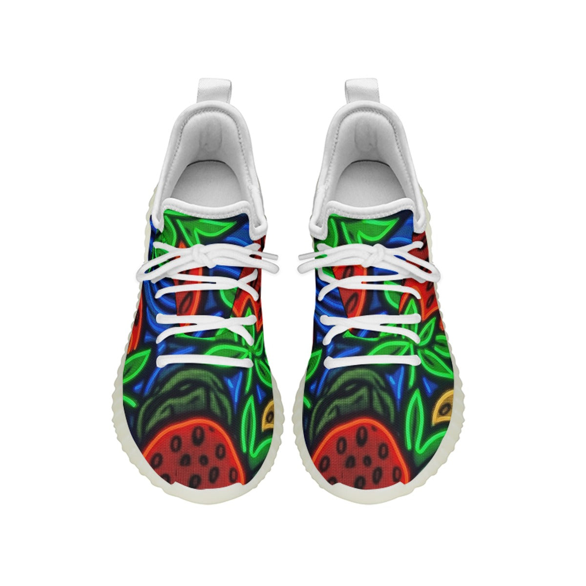 All-Over Print Pop Art Strawberry Women's Sports Shoes
