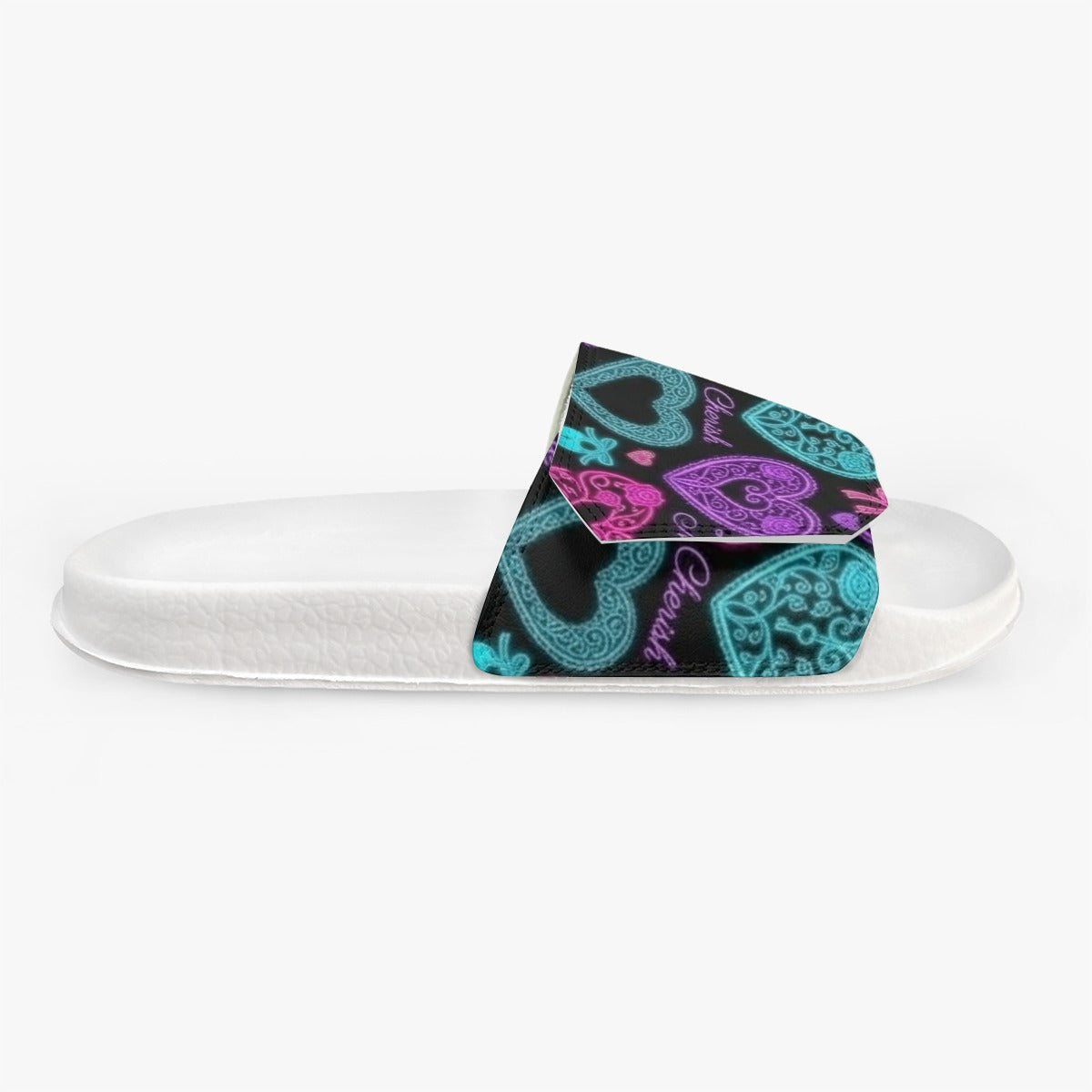 Cherish-and-Love More-Heart/B Women's Velcro Slippers