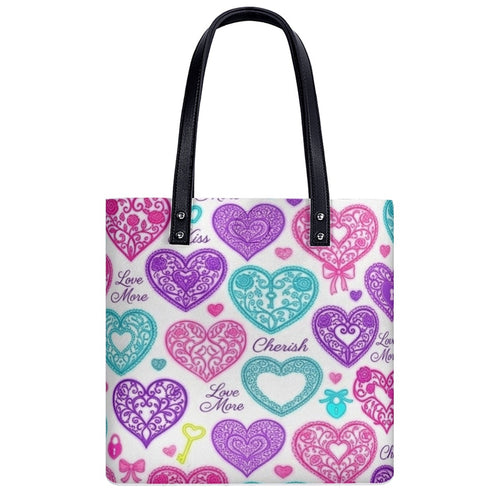 Cherish-and-Love More-Heart/W PU Shoulder Bag