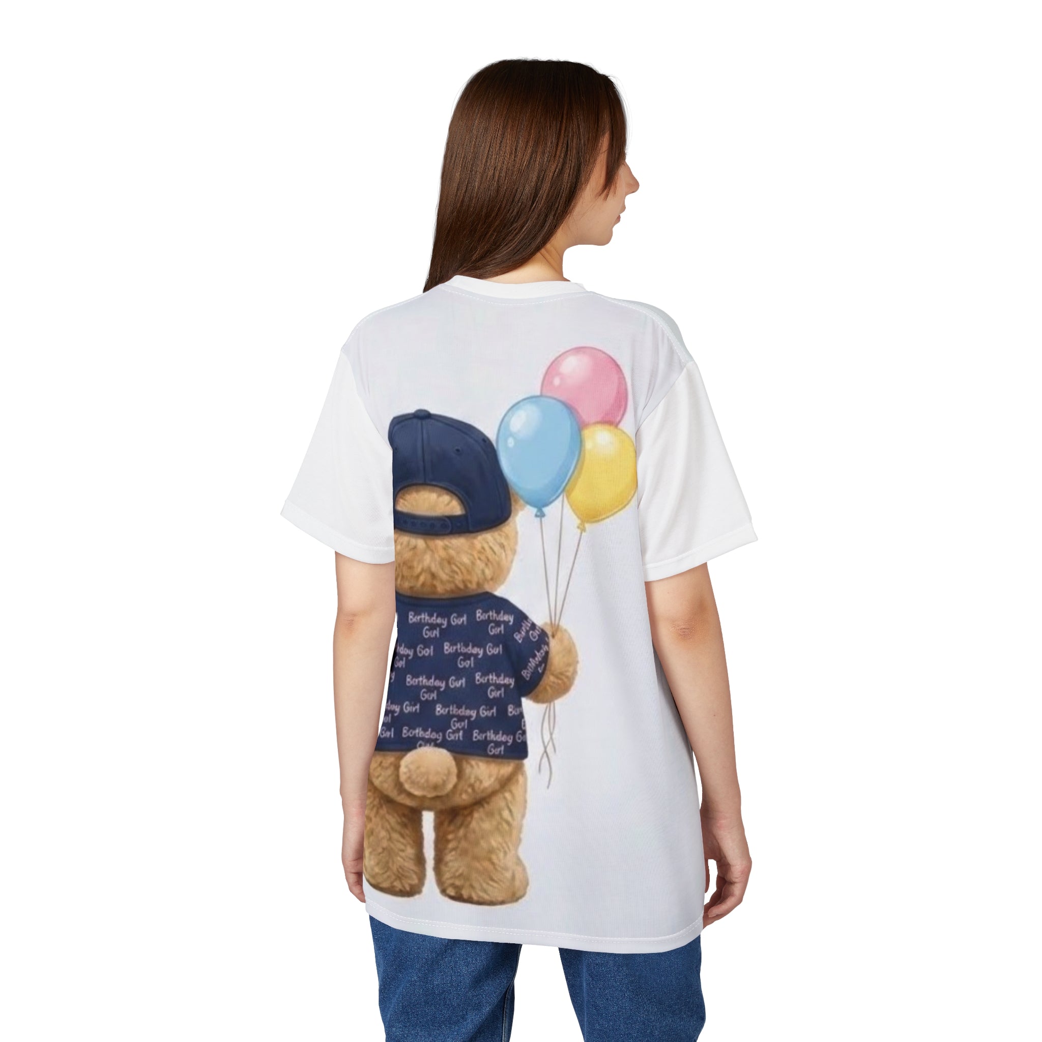 Birthday Teddy Bear All-Over Print Tee
