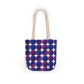 Yin Yang Polka Dot Canvas Tote