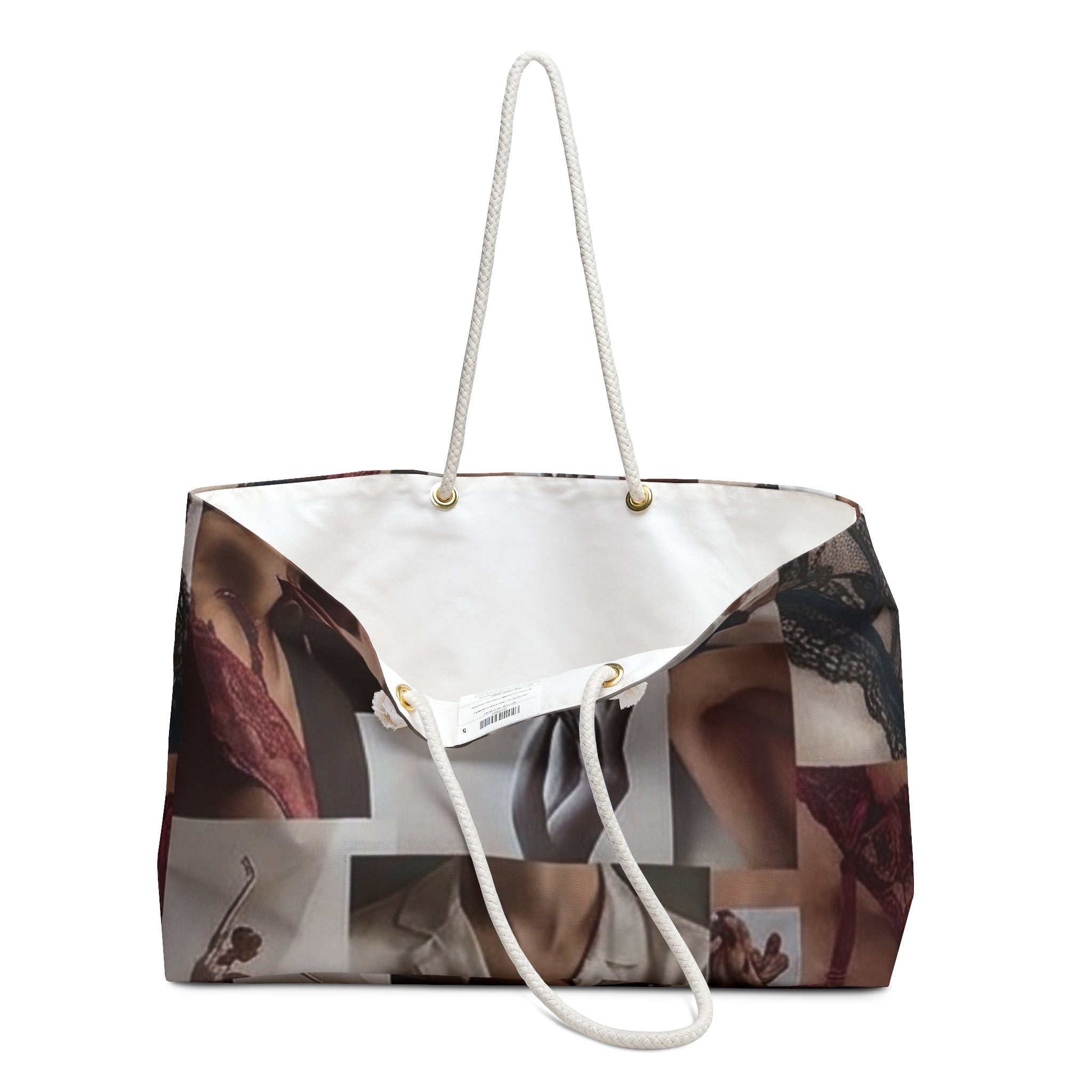 Collage Portrait Weekender Bag